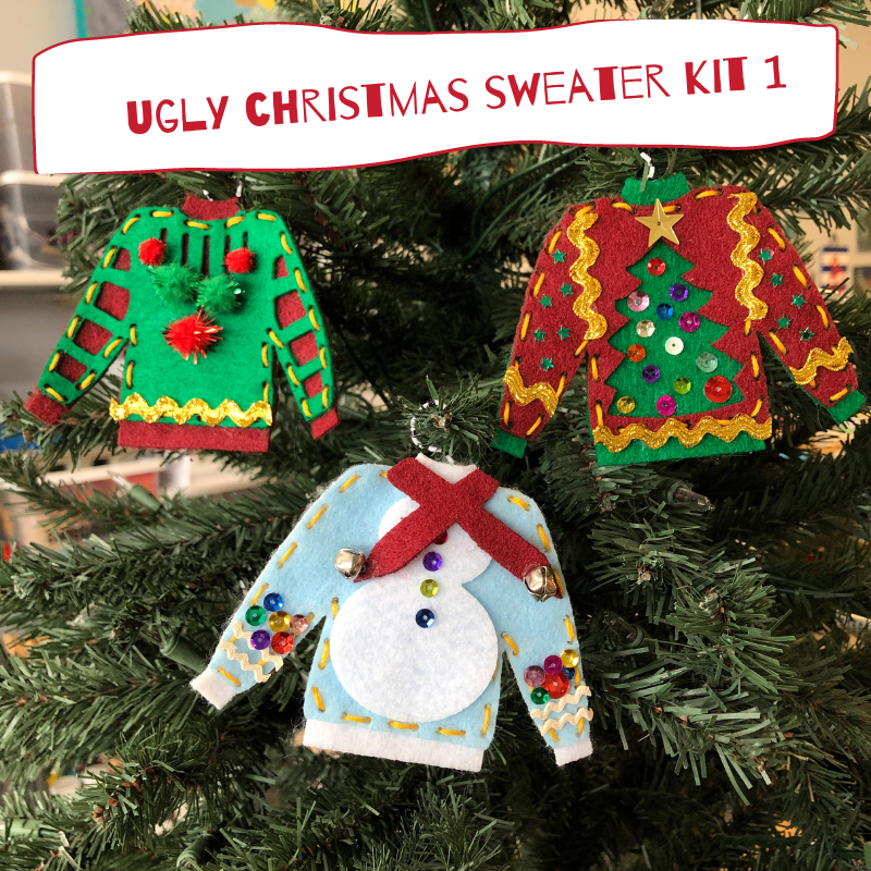 Ugly Sweater Ornament Kits