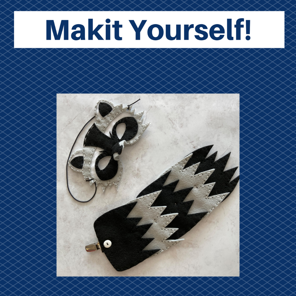 Racoon Mask Makit at Home Kit